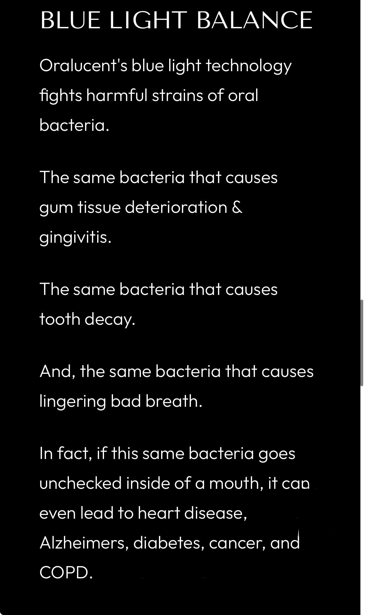 Starlet LED Blue Light Therapy Mouthpiece