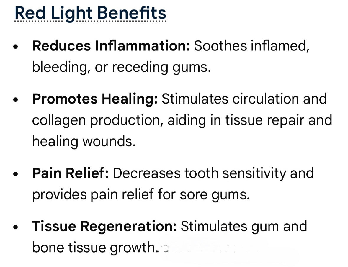 Starlet LED Red Light Therapy Mouthpiece