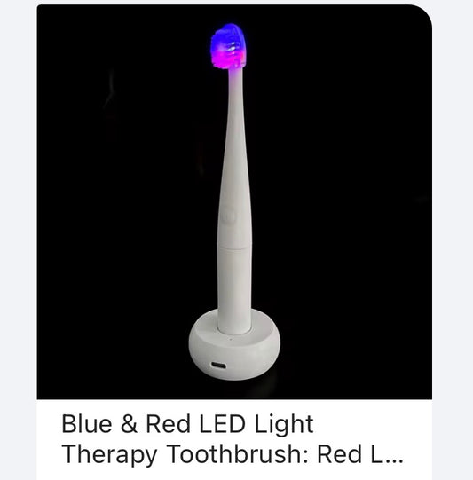 Starlet LED Red & Blue Sonic Toothbrush