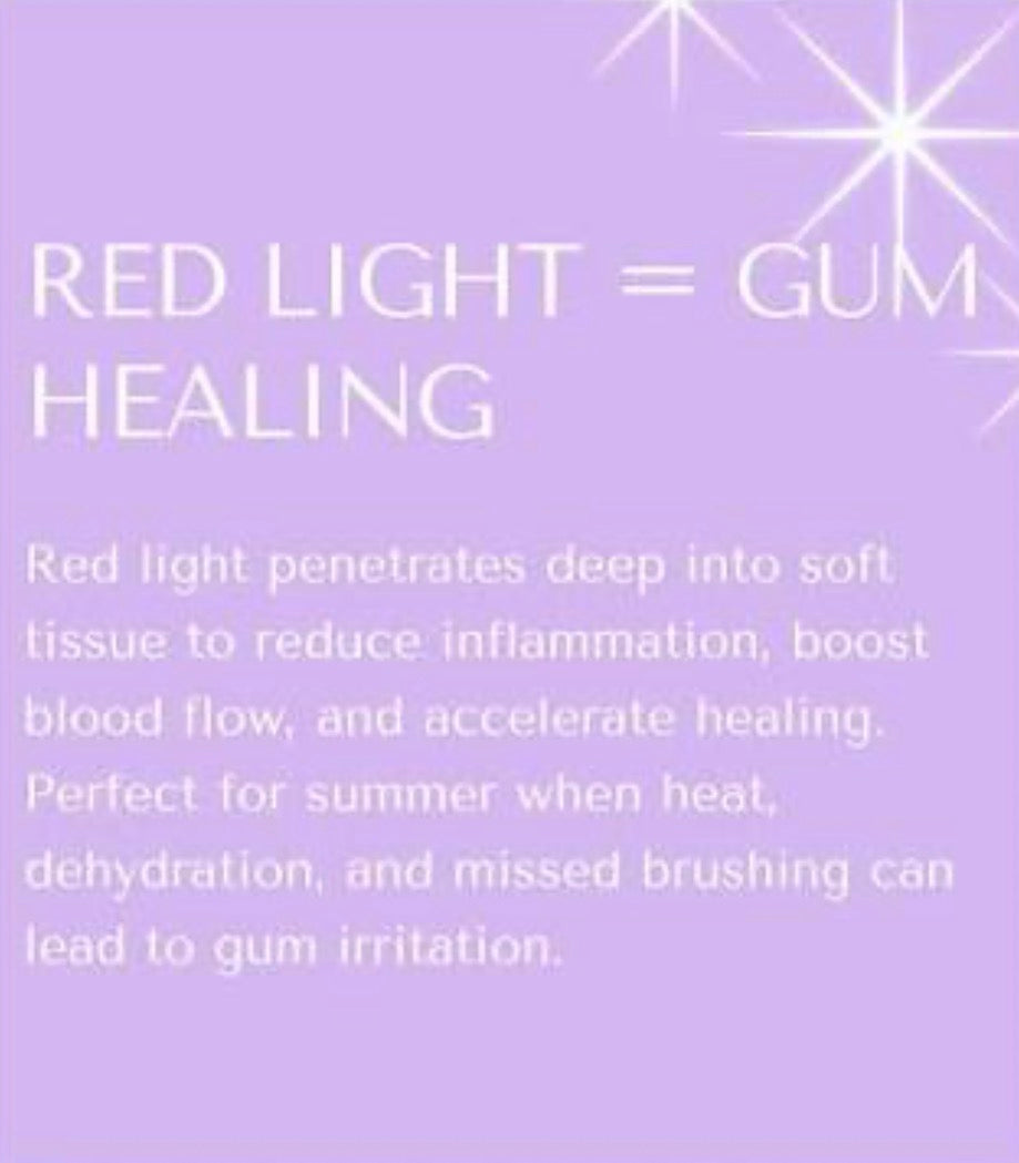 Starlet LED Red & Blue Sonic Toothbrush